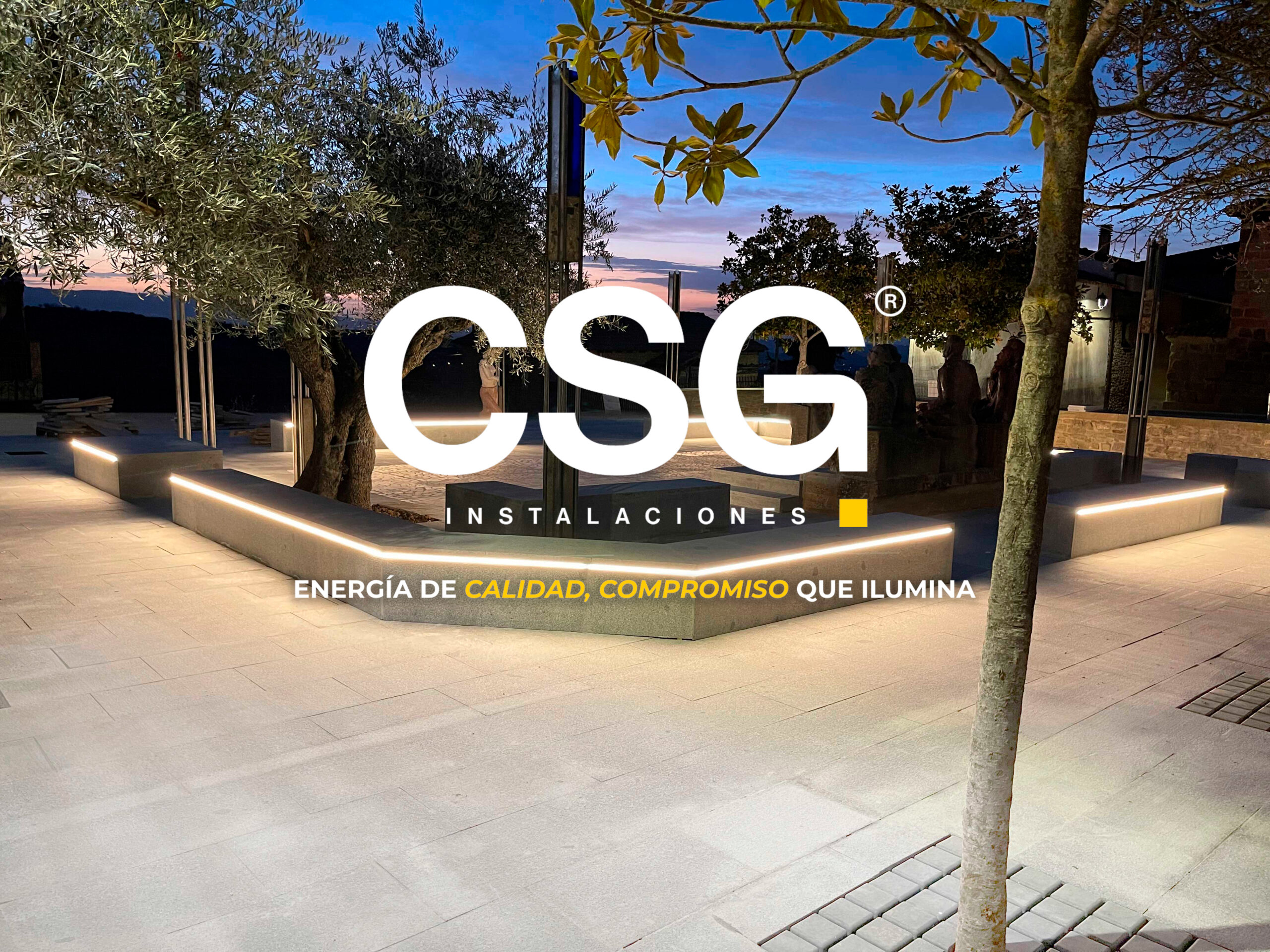 Instalación eléctrica en un pueblo de La Rioja